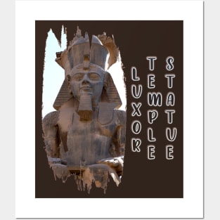 Luxor Temple Statue: Ancient Egypt Posters and Art